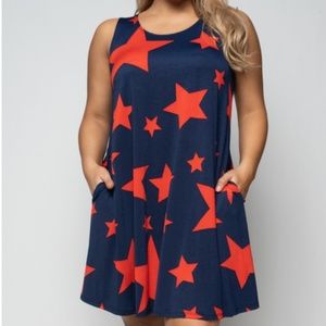 Plus Size Star Dress